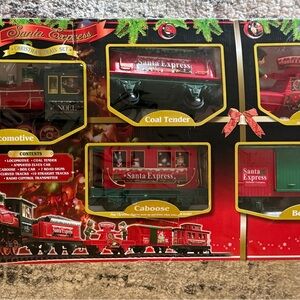 Santa Express Train Set - Red and Green
